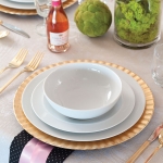 bridal placesetting detail