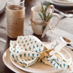 dekle xmas placesetting detail