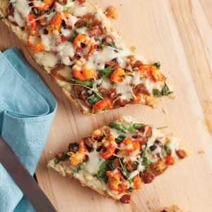 Cajun french bread pizza