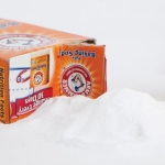baking soda spilling out of its box