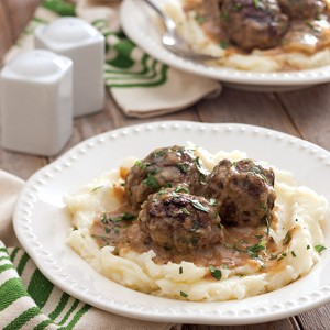 Gravy Smothered Meatballs ground beef