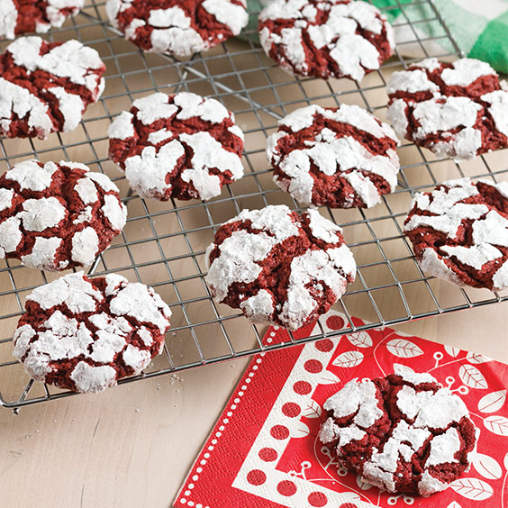 How to Make Ree's Red Velvet Crinkle Cookies