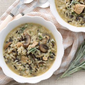 Chicken Wild Rice and Mushroom Soup