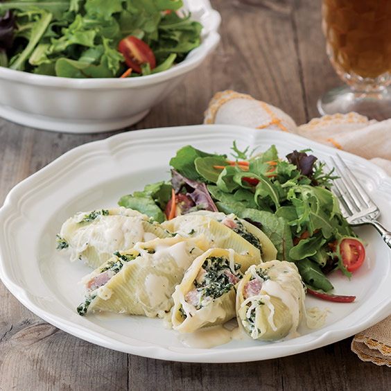 Ham and Spinach Stuffed She'll