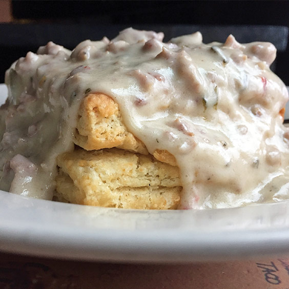 Worth A Try Biscuits and Gravy