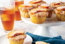 Peach Cobbler Muffins Peach Cobbler Muffins